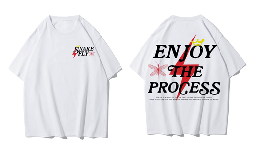 (PRE-ORDER) Enjoy The Process T-Shirt (White)